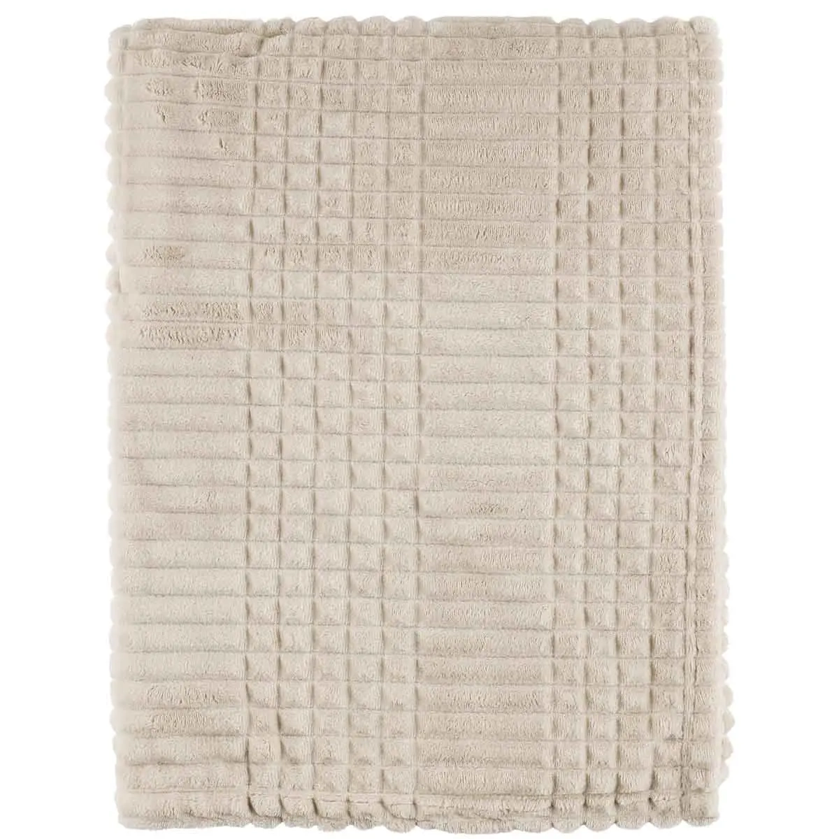 Pläd Randig 130x170cm grå - Plädar och filtar - 6410413339781 - 1