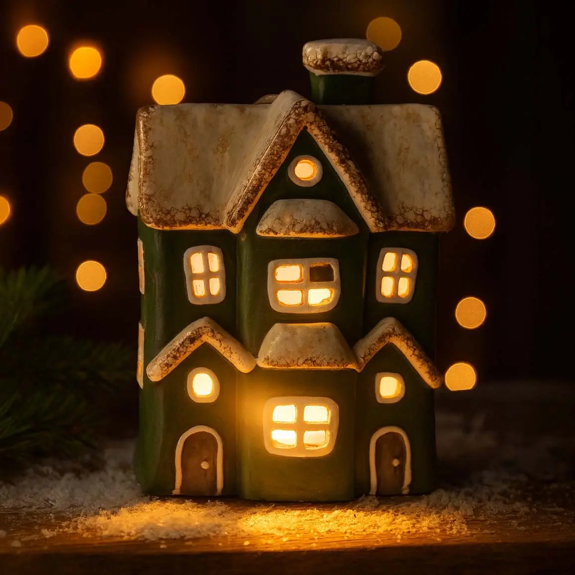 Huslykta med LED-ljus Aberdeen - Lykthus - 6410416502038 - 1