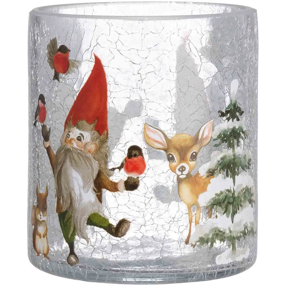 Nisse glaslygte 10 cm - Lanterne - 6410416580487 - 2