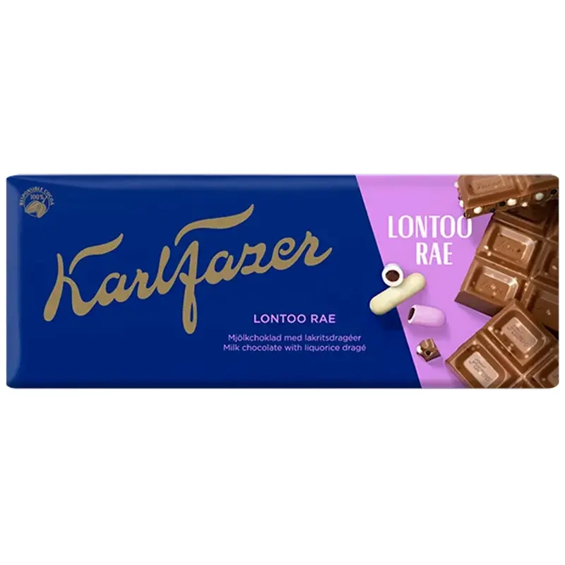 Fazer chokoladeplade London Rå 180g - Chokoladekager og praliner - 6416453014398 - 0