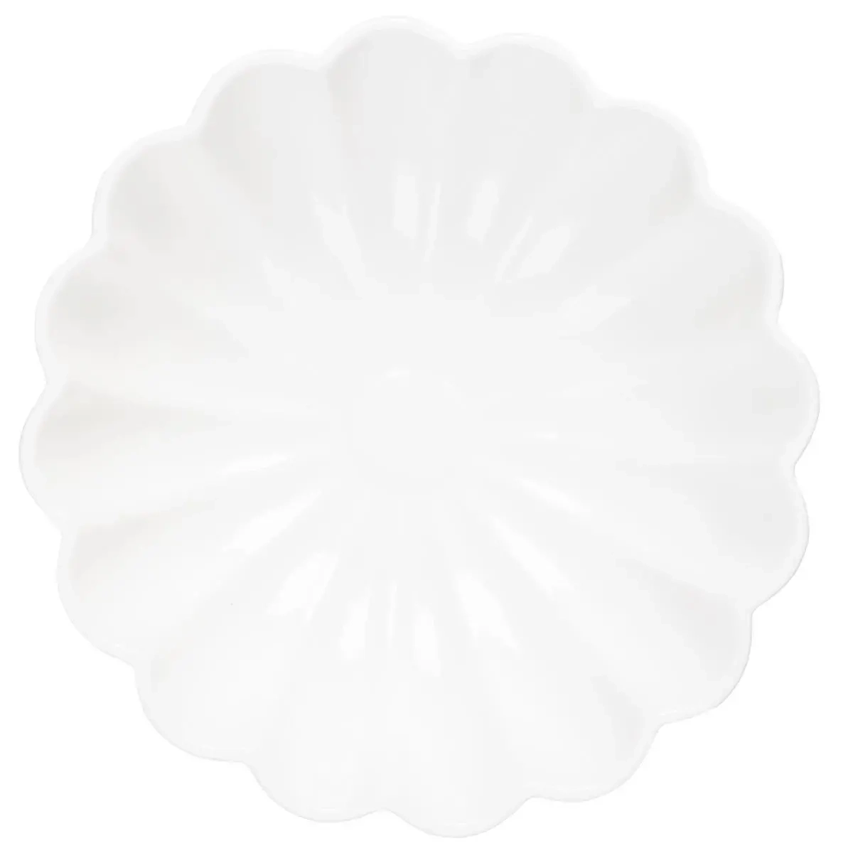 Muumu skål blomma vit L - Serviser och köksartiklar - 6416550229473 - 1