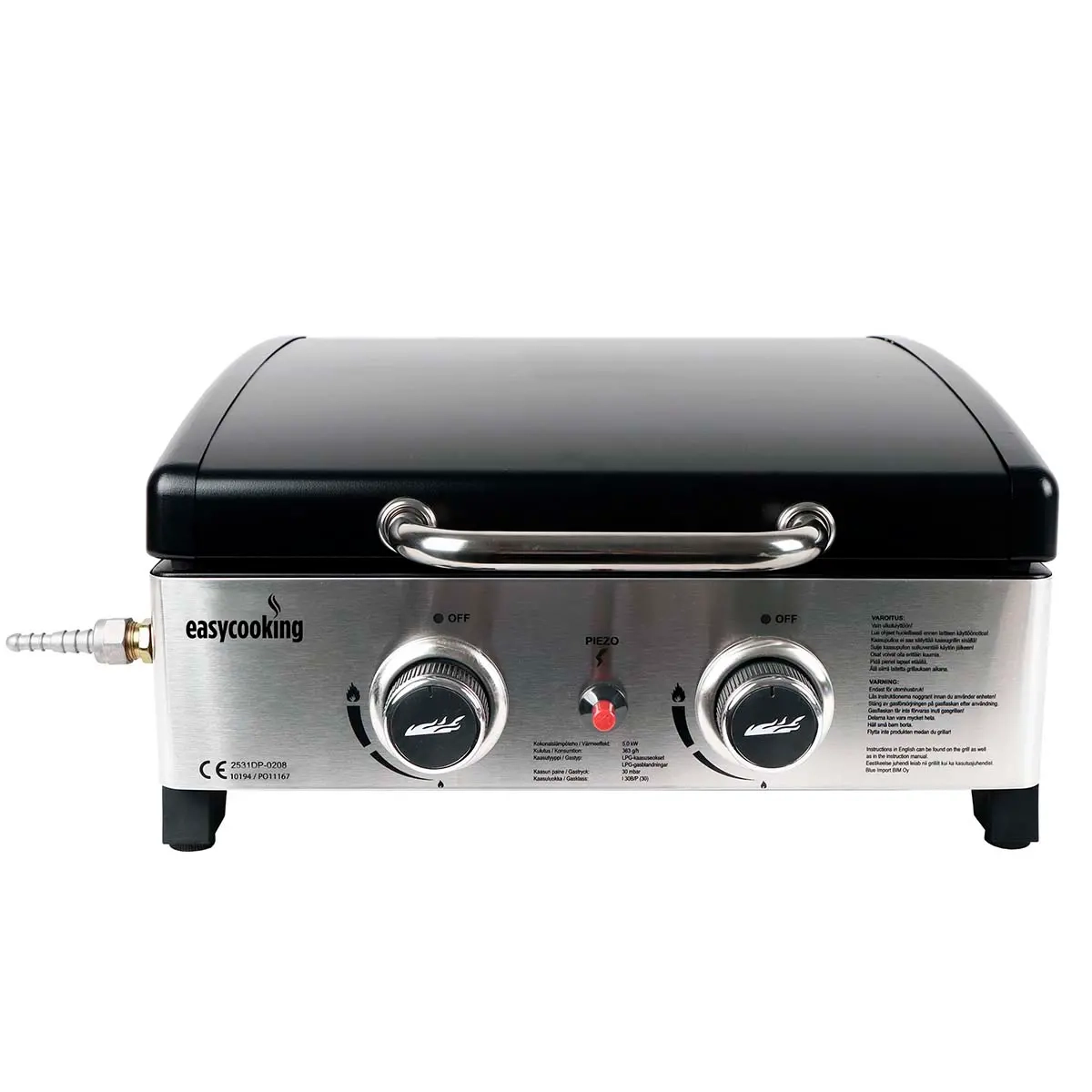 Gasgrill Plancha 2 brændere -  - 6418536032954 - 6
