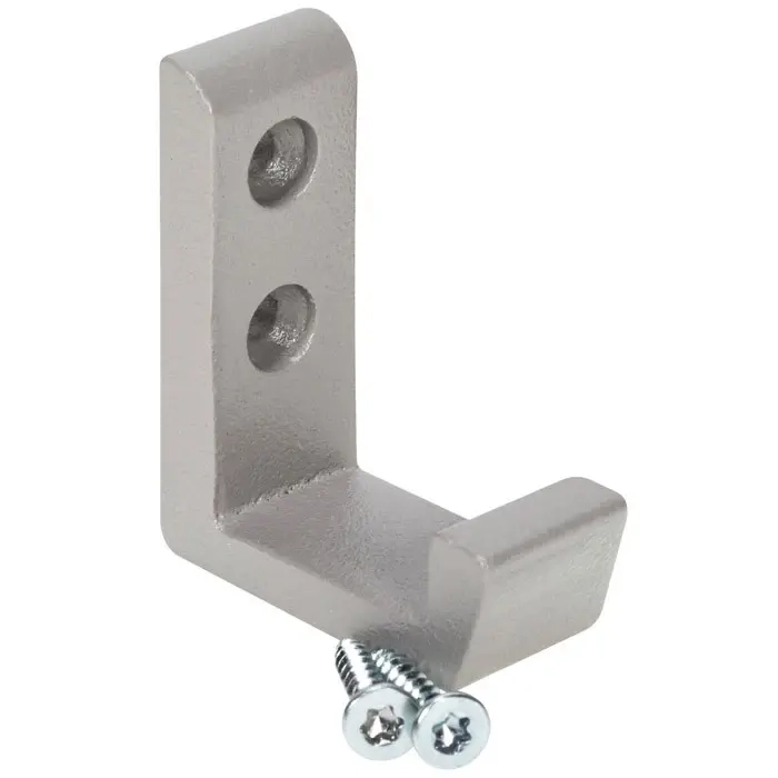 Tøjkrog 50mm grå - Tøjbøjler og hattehylder - 6418914028456 - 0