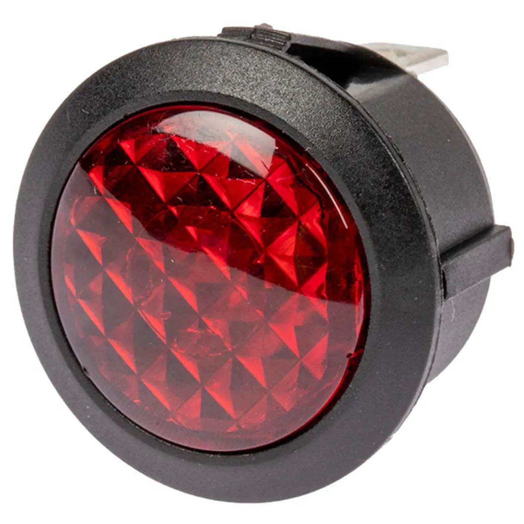 Märkeslampa LED 12V röd 20mm - Bilmätare och tillbehör - 6438255112164 - 0