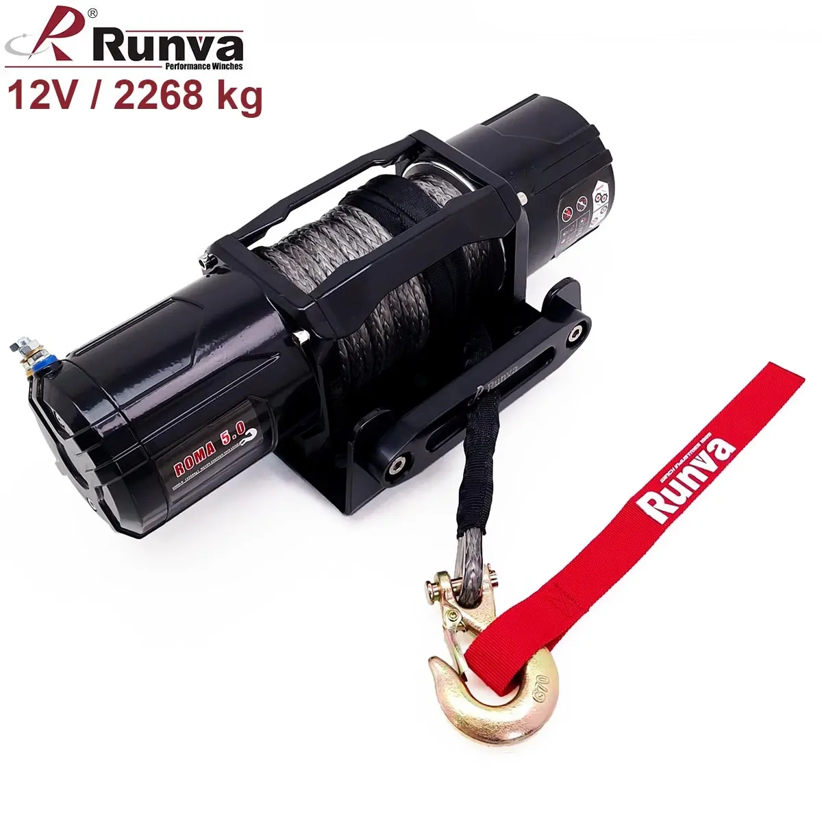 Vinse Runva Roma 5000 2268kg med reb - ATV spil - 6438471017625 - 1