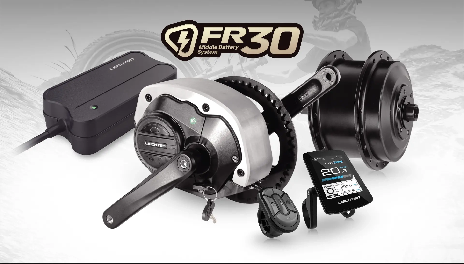 Sähköcykel batteri 36V 9,6Ah Leichtein - Elcykel delar - 6438471339215 - 1
