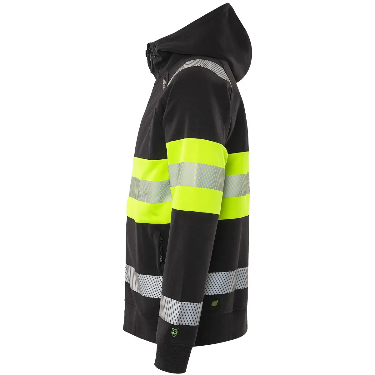 Collegejacka med huva High vis lk 1 7532 - Arbetsjackor och arbetströjor - 7322304292756 - 5
