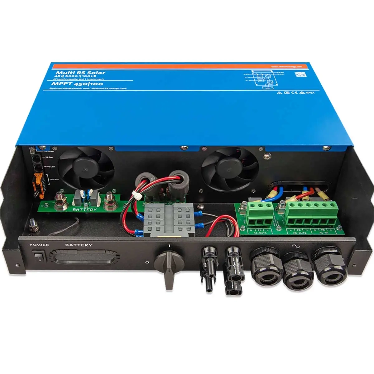 Victron Multi RS Solar 48/6000/100-450/1 - Laderegulatorer til solpaneler - 8719076056690 - 4