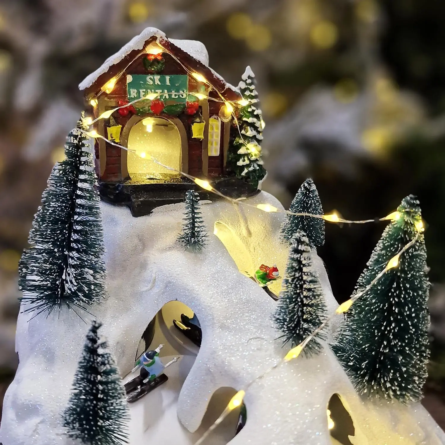 Juldekoration Slopes LED 34cm - Ljusdekorationer för bord - 8719987580741 - 2