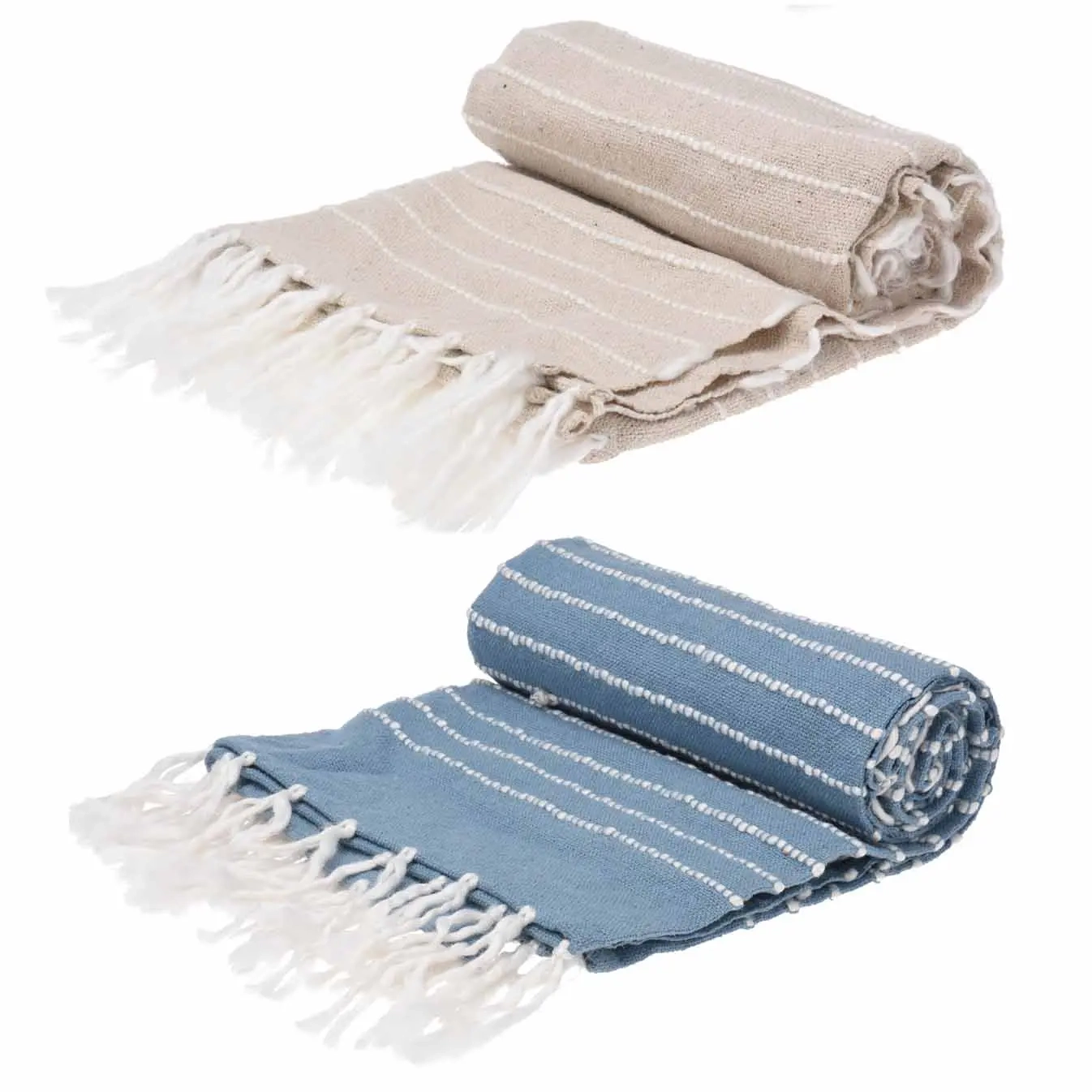 Tæppe bomuld Linda 130x170 cm assorteret - Tæpper og dyner - 8720573168052 - 0