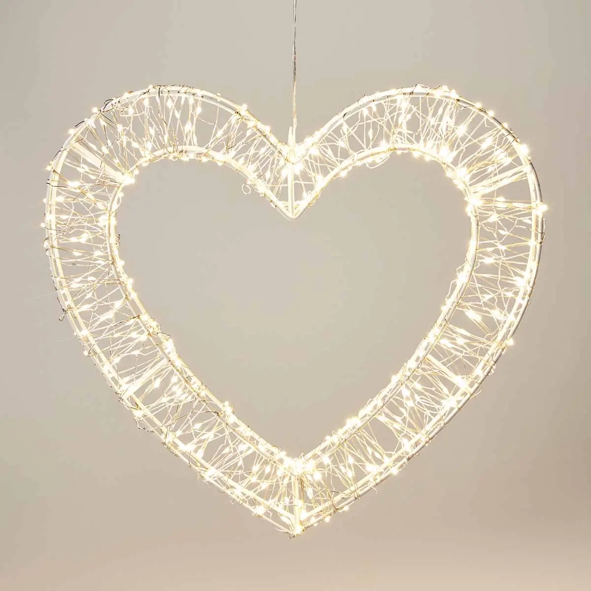 Ljusdekoration Hjärta 500 LED 38x36 cm - Dekorationsbelysning - 8721461013553 - 0
