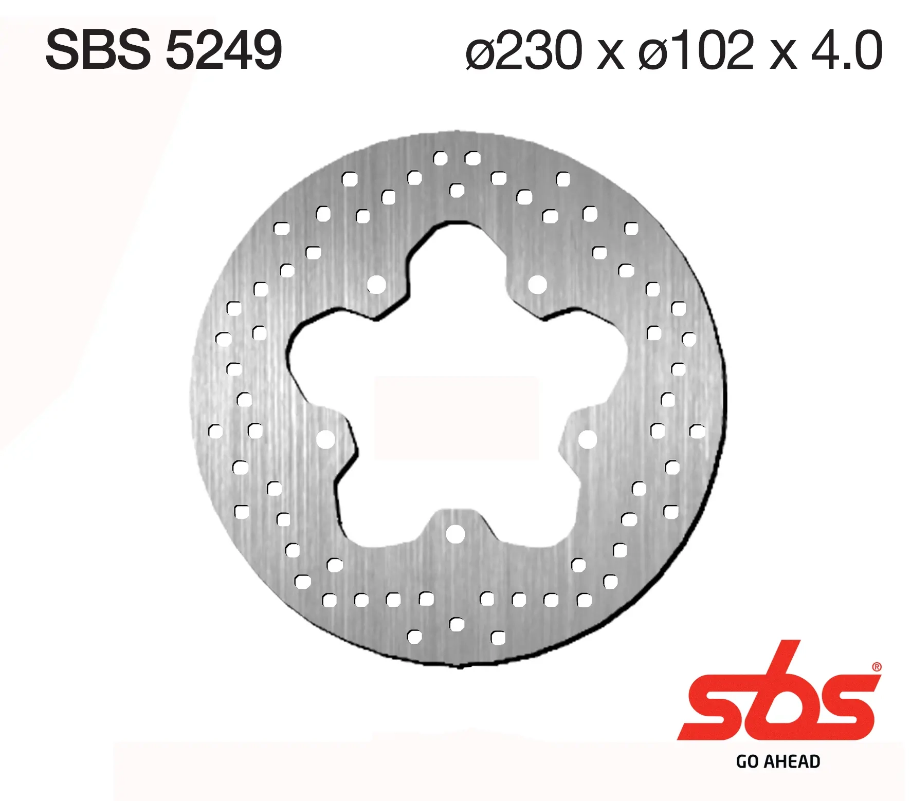 Bromsskiva SBS Standard - Bromsskivor till motorcykel - 3795249 - 0