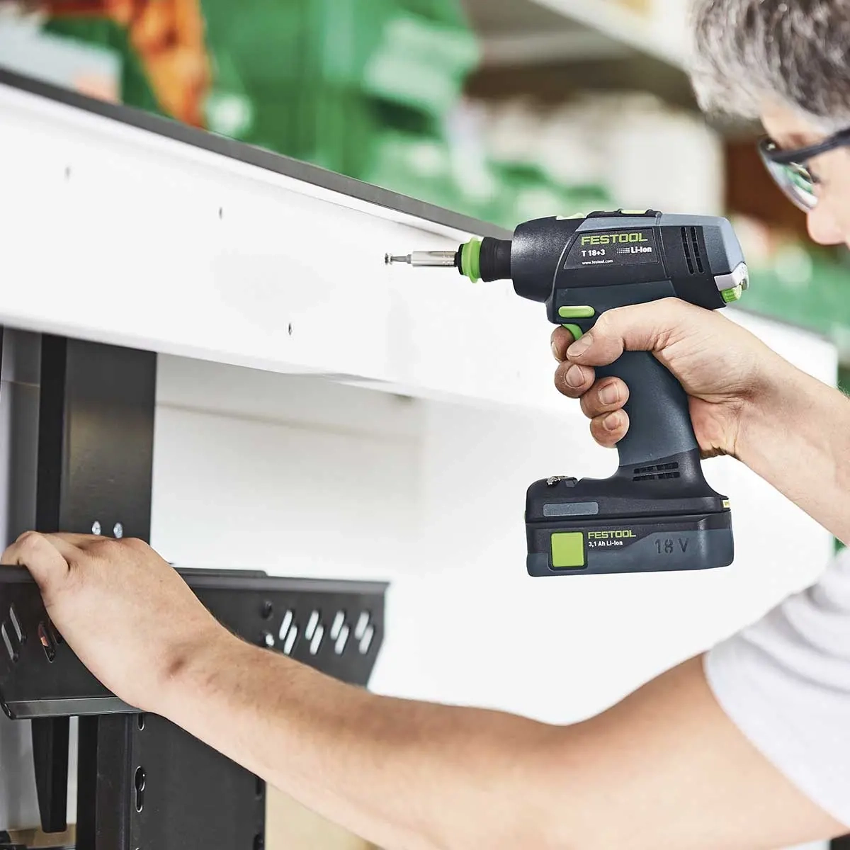 Festool Skruvdragare T 18+3-Basic utan batteri - Batteridrivna borrmaskiner och skruvdragare - 4014549360149 - 2