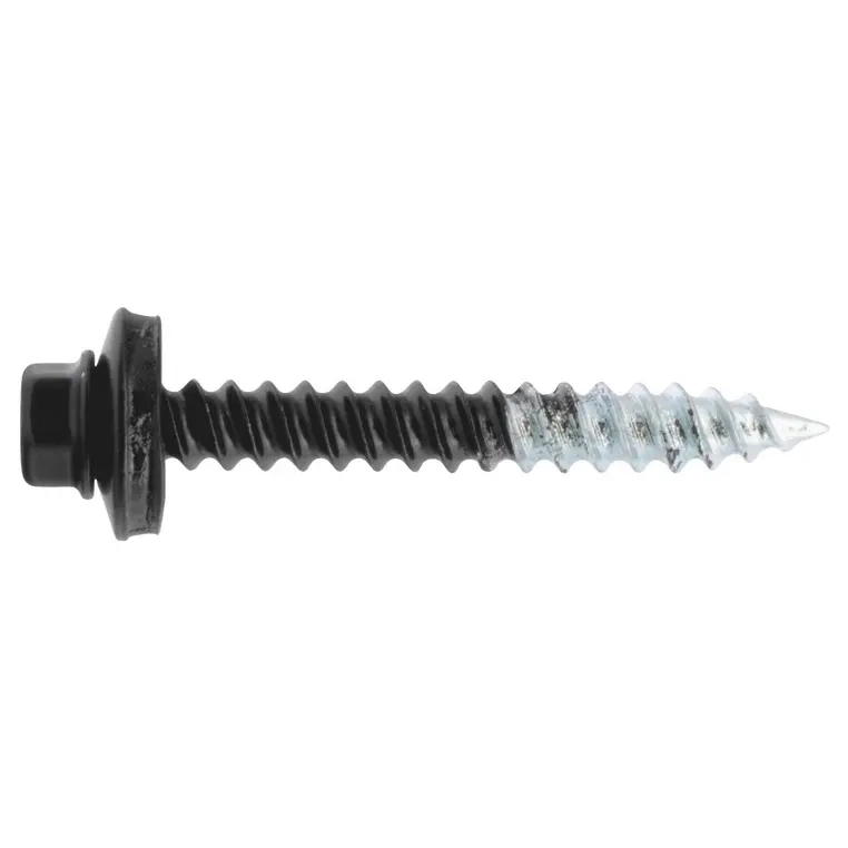 Katte skrue 6,3x50mm RR33 sort 100 stk. - Gårdsskruer - 4099618277412 - 0