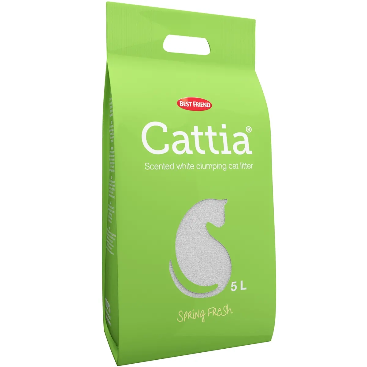 Kattekuld 5L Cattia Spring Fresh - Kattens sundhed og hygiejne - 5700551260513 - 0