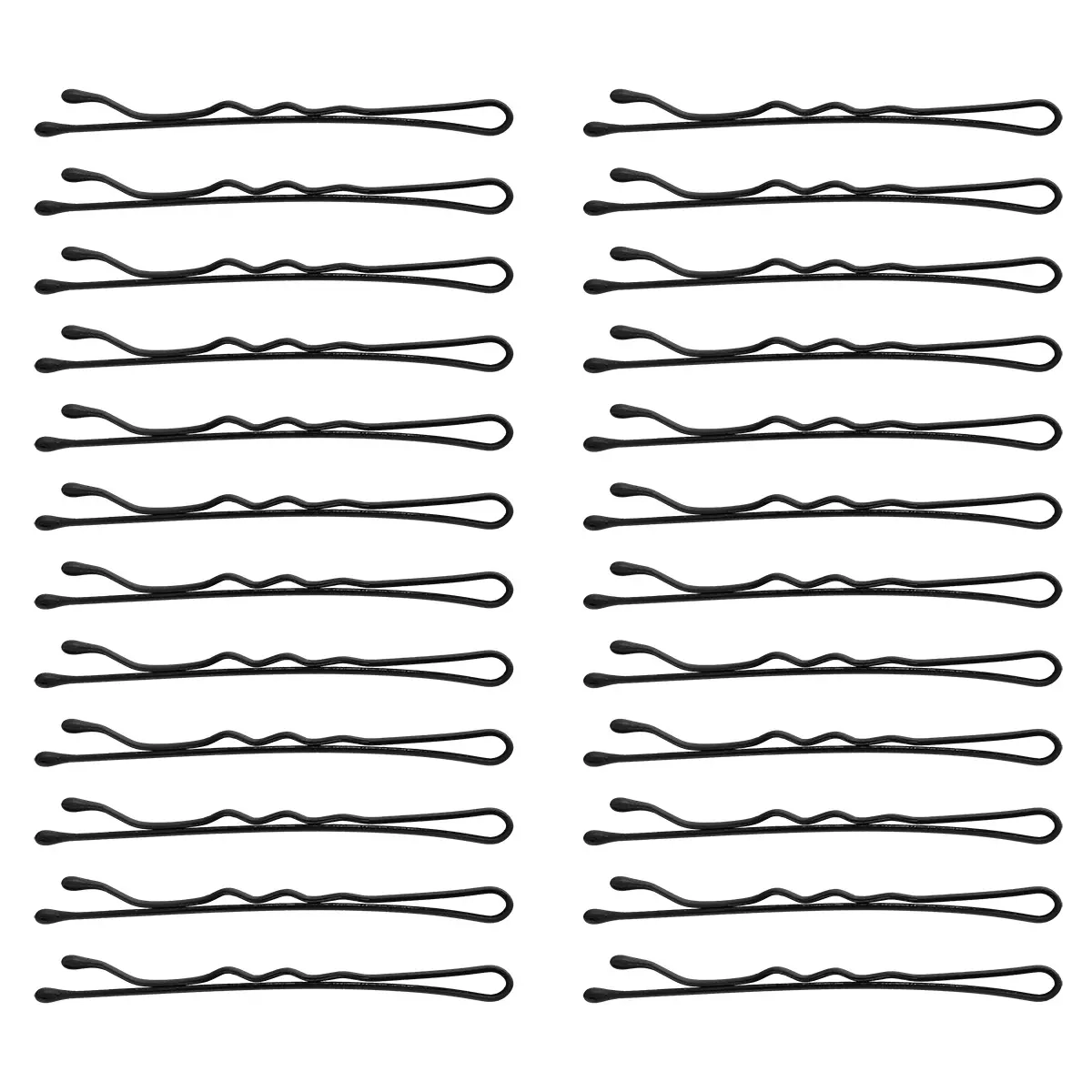 Basic hårnål sort 24 stk - Hårbånd, hårnåle og smykker - 6410412969361 - 2