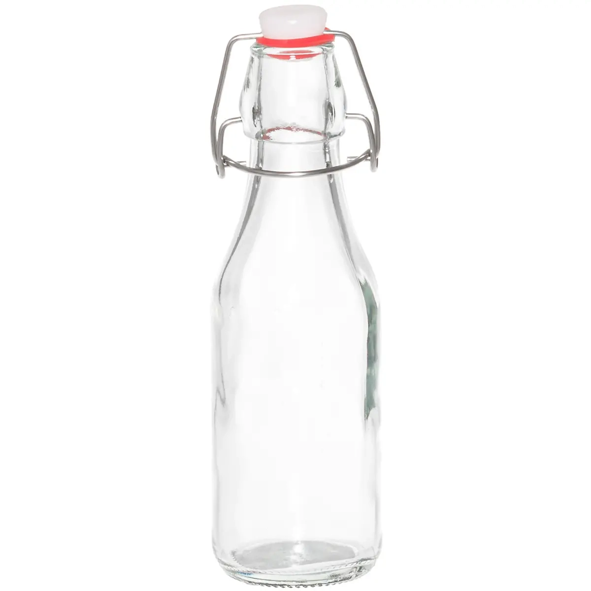 Glasflaska klar 250 ml med patentkork - Konserveringskärl - 6410416317434 - 0