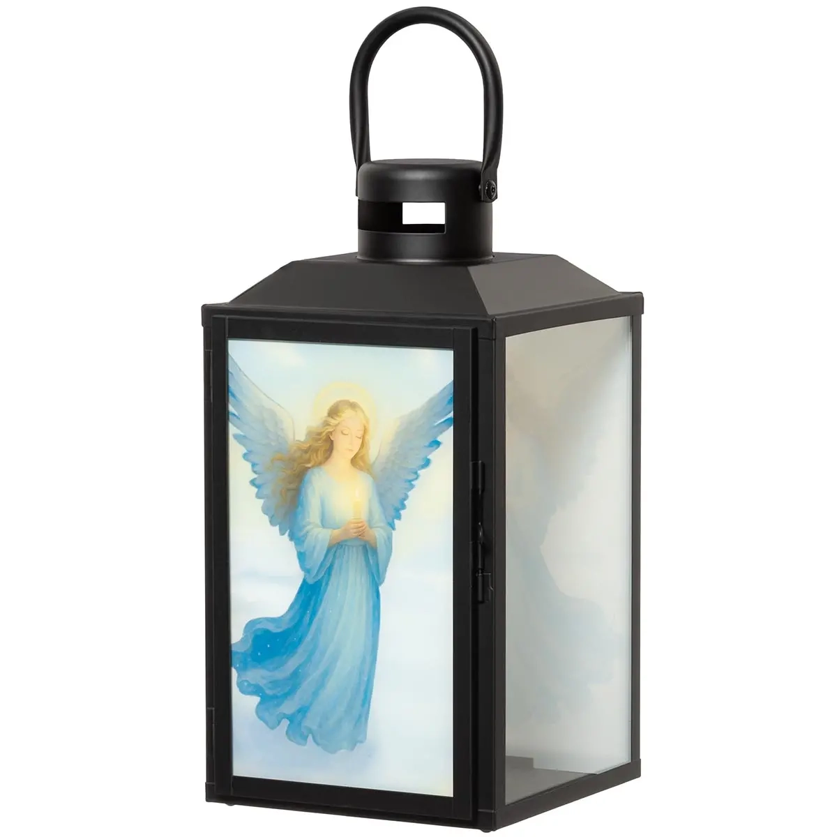 Lykta Ängel 33 cm - Gravljus - 6410416594699 - 0