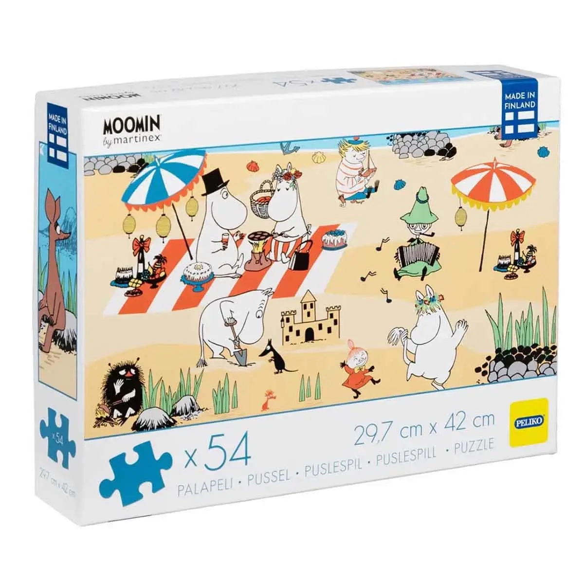 Mumi Puslespil Stranddag 54 brikker - Puslespil og brætspil - 6416550855764 - 2