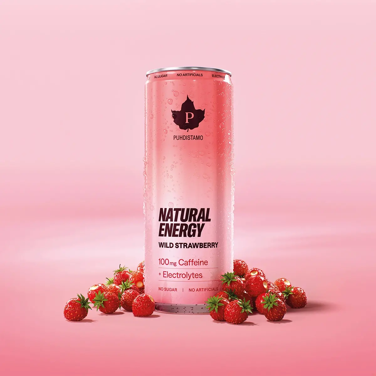 Natural Energy Vild Jordbær 330 ml -  - 6430028420643 - 1
