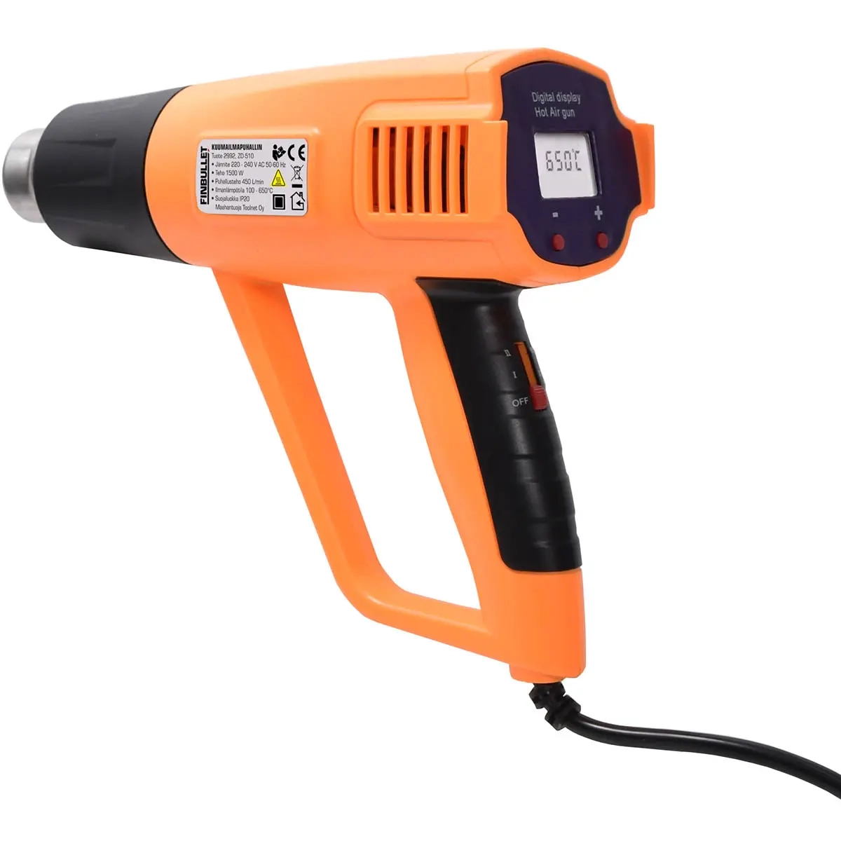 Varmluftspistol 1500W - Limpistoler och varmluftspistoler - 6438152029923 - 0