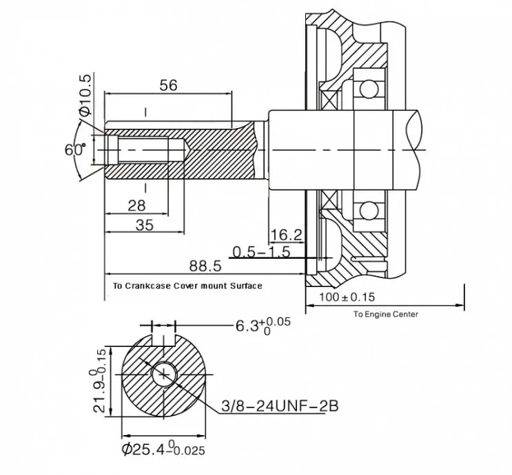 Motor Loncin med elstart&nbsp;13 hk - Motorer - 6438168069234 - 4