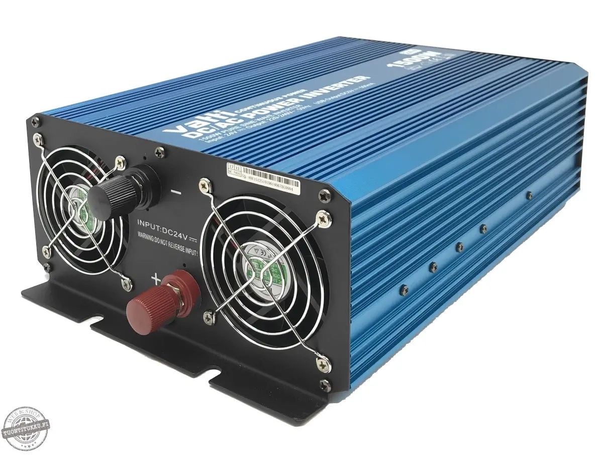 Selectro inverter sinusvåg 1500W 12V - Bil inverter - 6438168100388 - 1