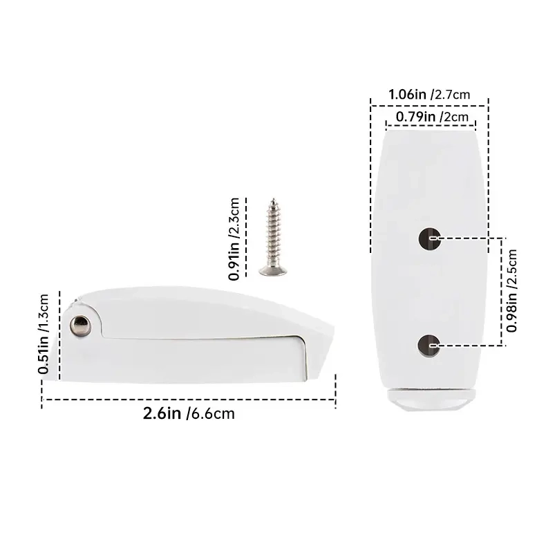 Caravan dørstopper hvid -  - 6438471288391 - 2