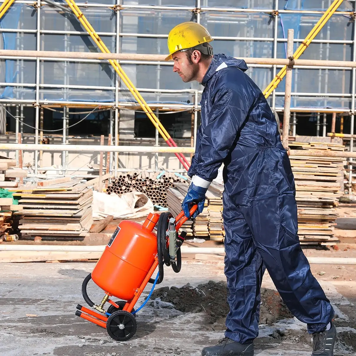 Sandblæsningsapparat 18,9L 60-110PSI Vevo - Sandblæsning og sandblæsning - 6438471351965 - 8
