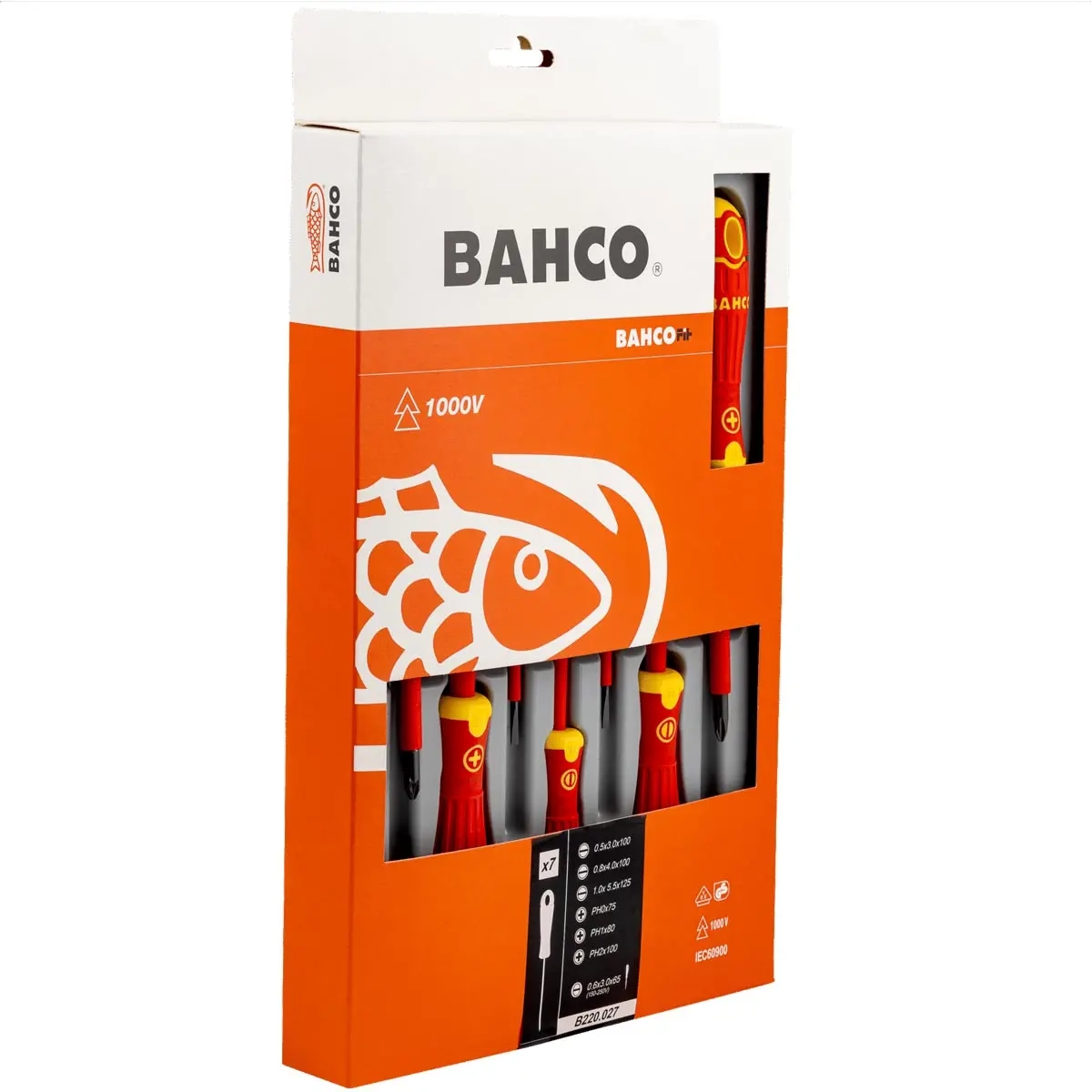Bahco skruvmejselsats 7 delar - Skruvmejslar - 7314150283408 - 2