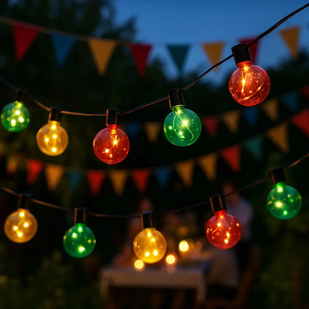 Ljusslinga Party Glow 10 led - Ljusslingor utomhus och inomhus - 8720573502689 - 1