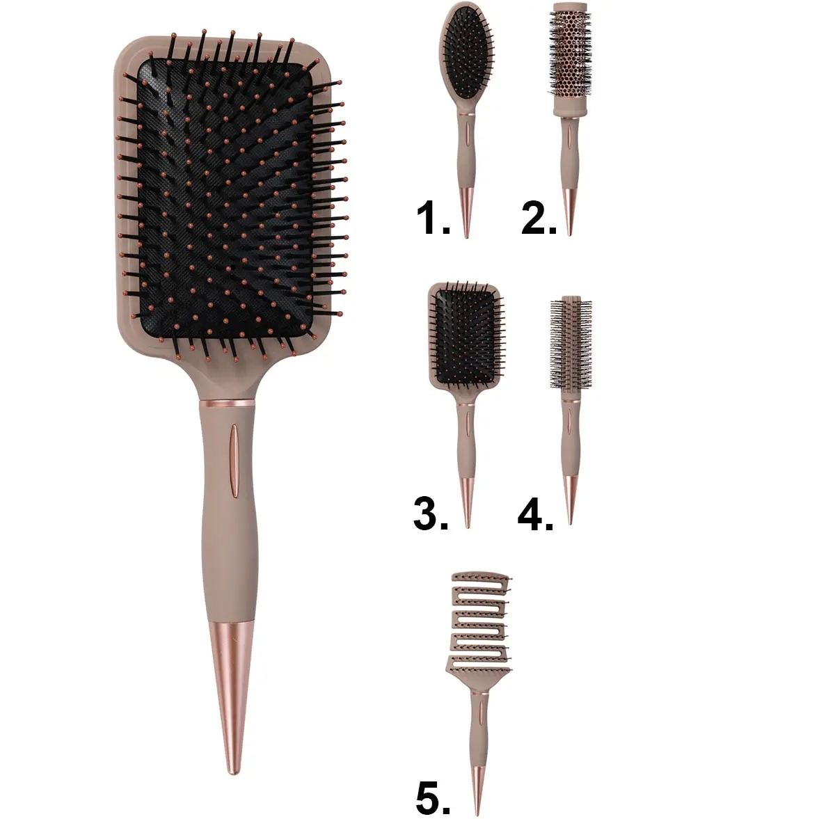 Hårborste Eleganz 27 cm - Hårborstar och hårstyling produkter - 8721037371537 - 0