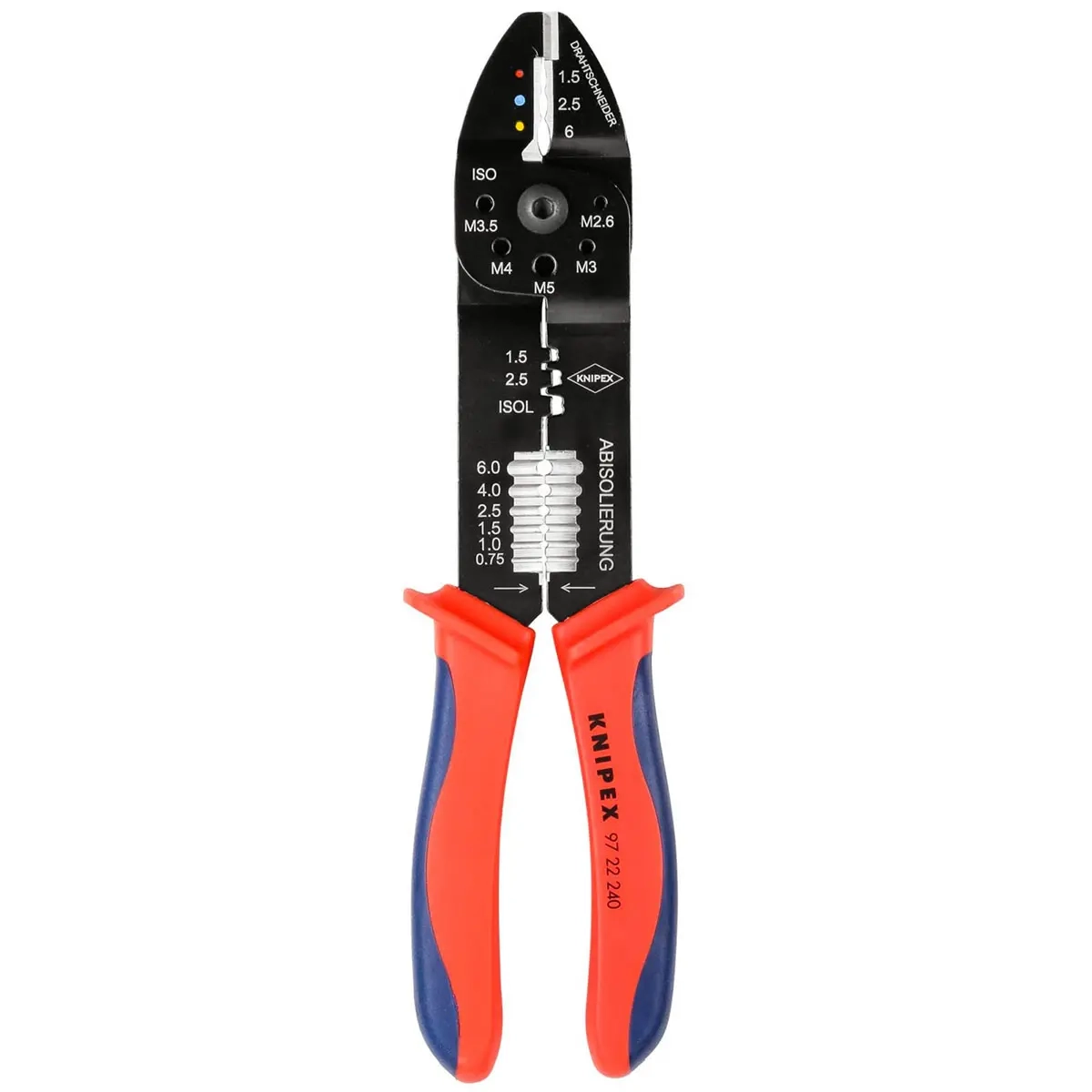 Knipex Strømskruetrækker 240mm - Kabelstripper og afisoleringstang - 4003773070726 - 0
