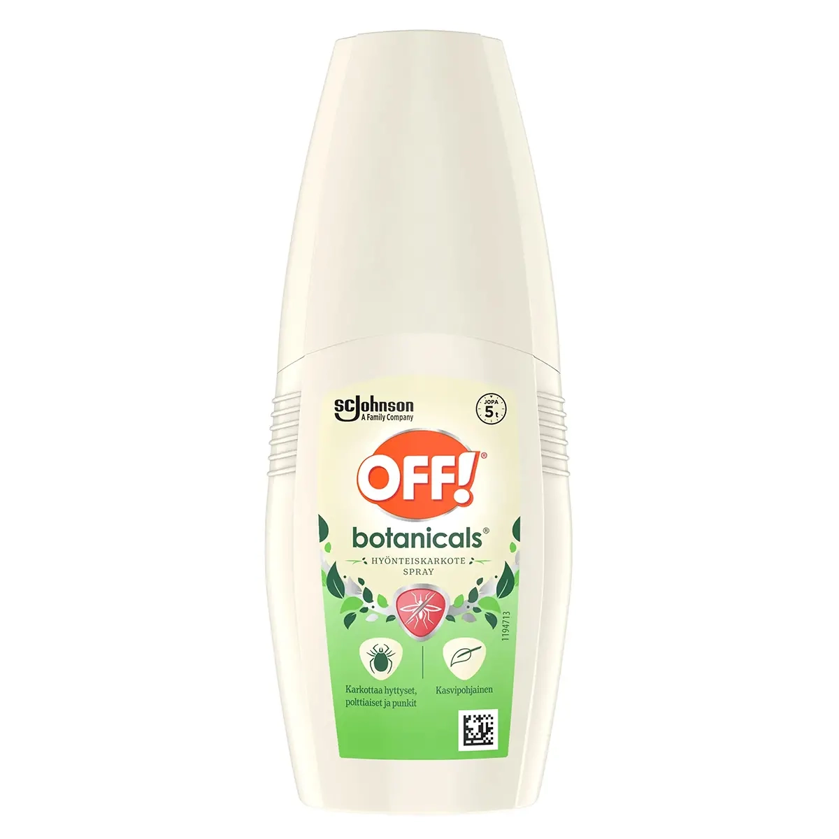 Off Botanicals myggespray 100ml - Insekticid - 5000204252675 - 0