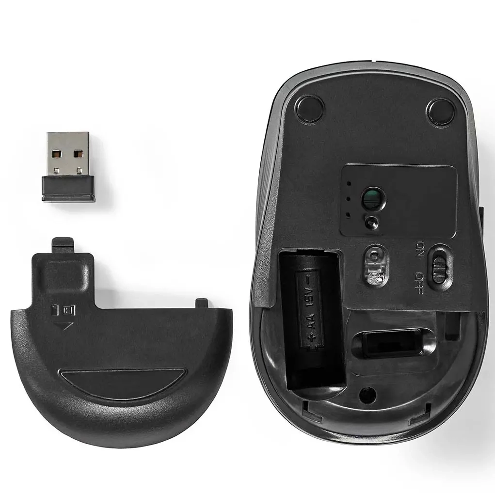 Hiiri optisk trådløs 1600 dpi - Computermus og tastaturer - 5412810416332 - 2