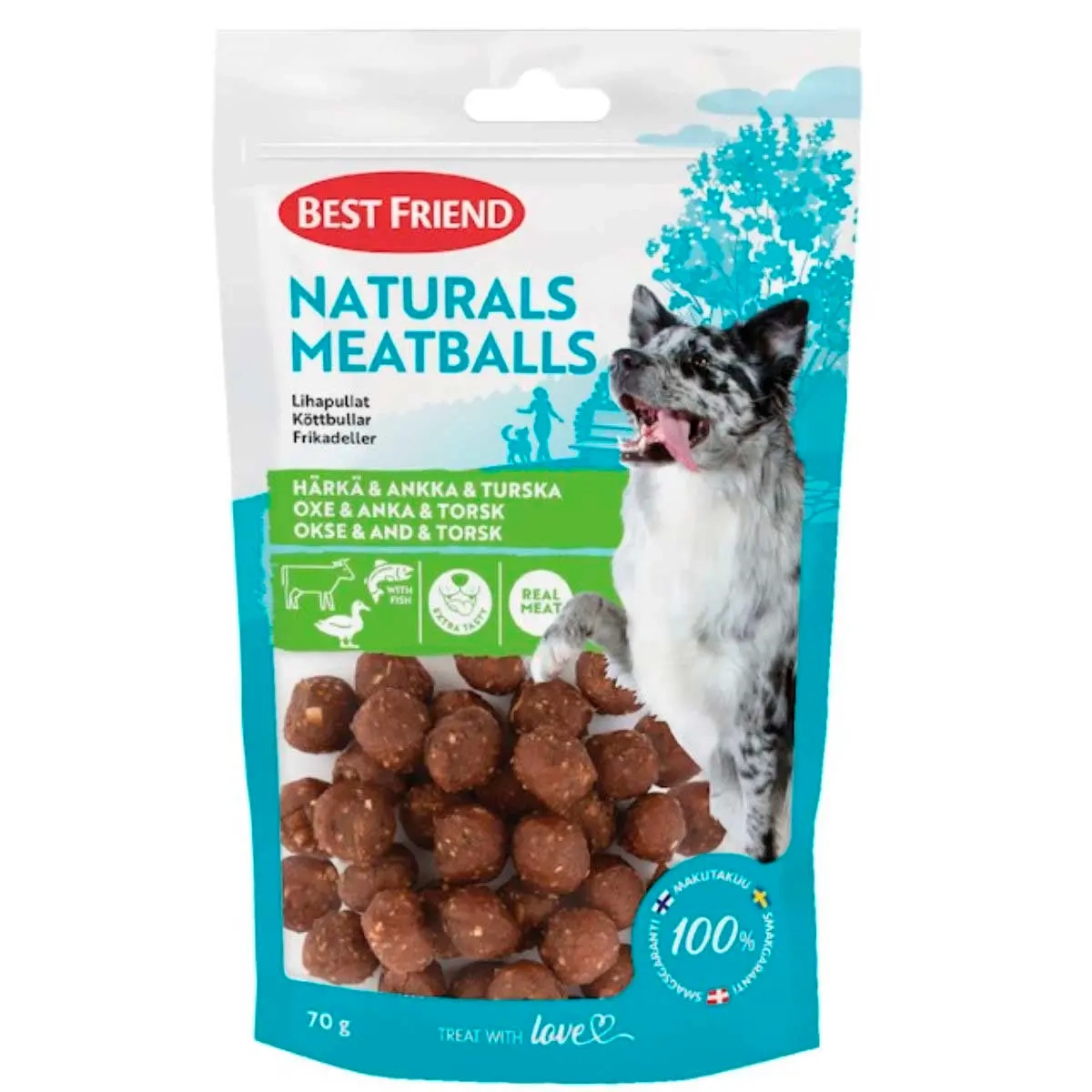 Hundgodis köttbullar Naturals 70g - Hundgodis och belöningsbitar - 5700551172977 - 0