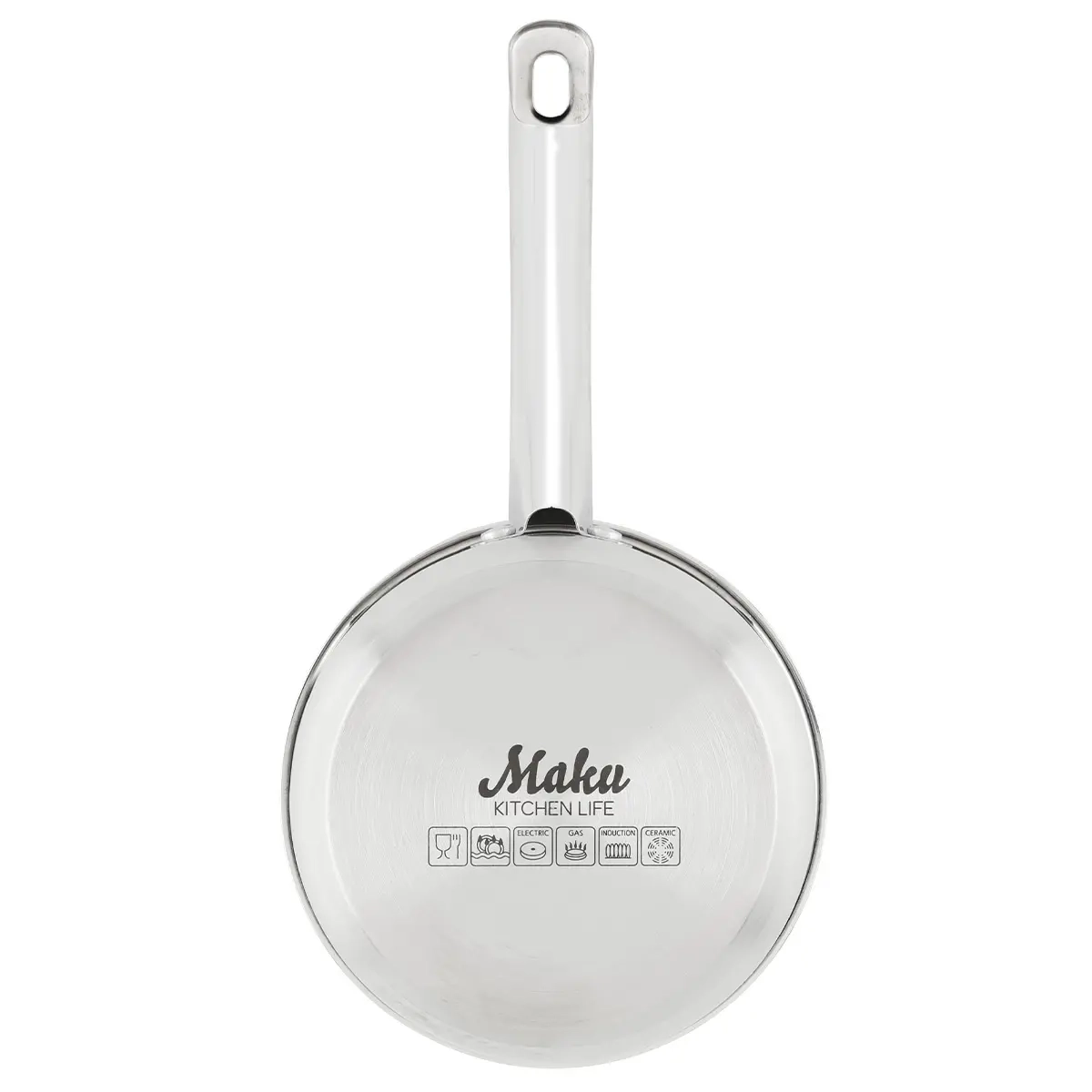Basic Kastrull glaslock Rostfritt stål 1,5L - Kastruller och stekpannor - 6410411821042 - 1