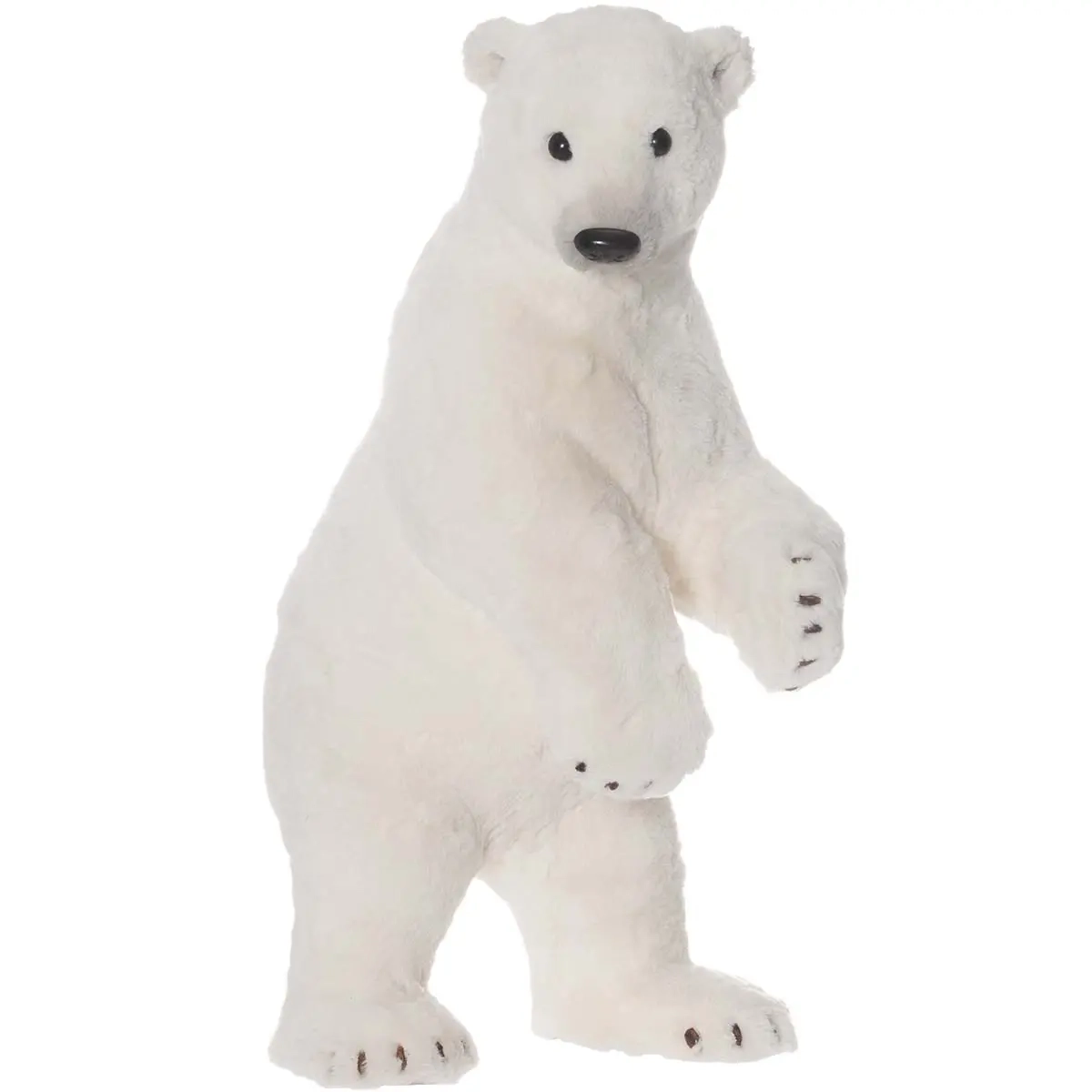 Isbjörn med bakfötterna 66 cm - Tomtar och prydnadsdjur - 6410416514338 - 2