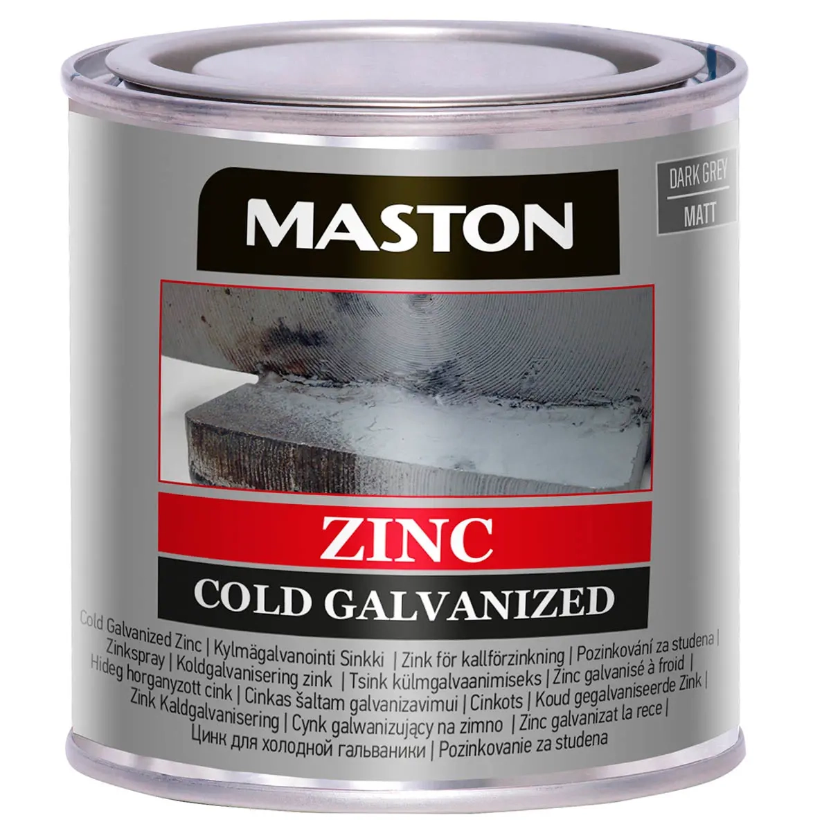 Zink kall galvanisering 250ml borstbar - Färger och sprayfärger - 6412490040215 - 0