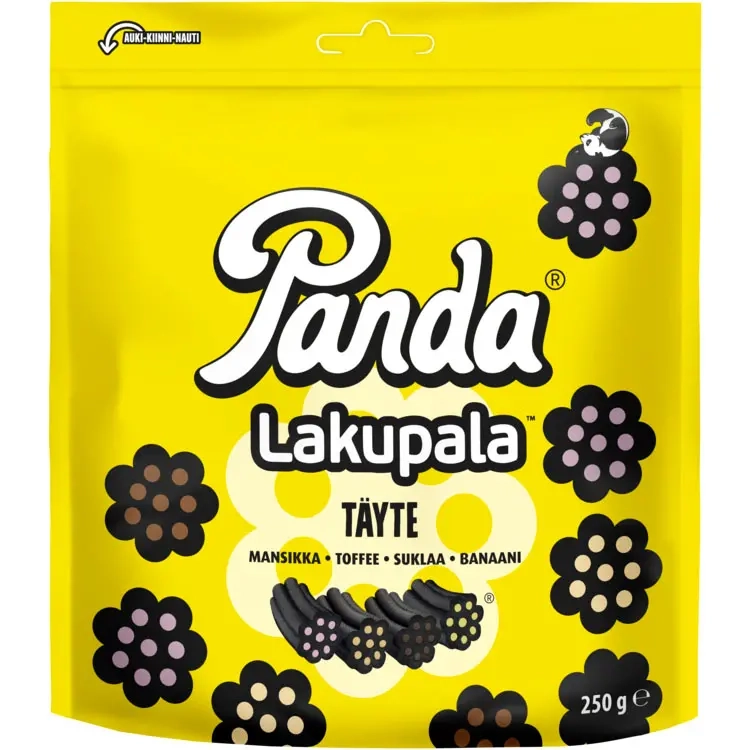Panda Lakritsbitar Fyllning 250 g - Godispåsar - 6412500072267 - 0