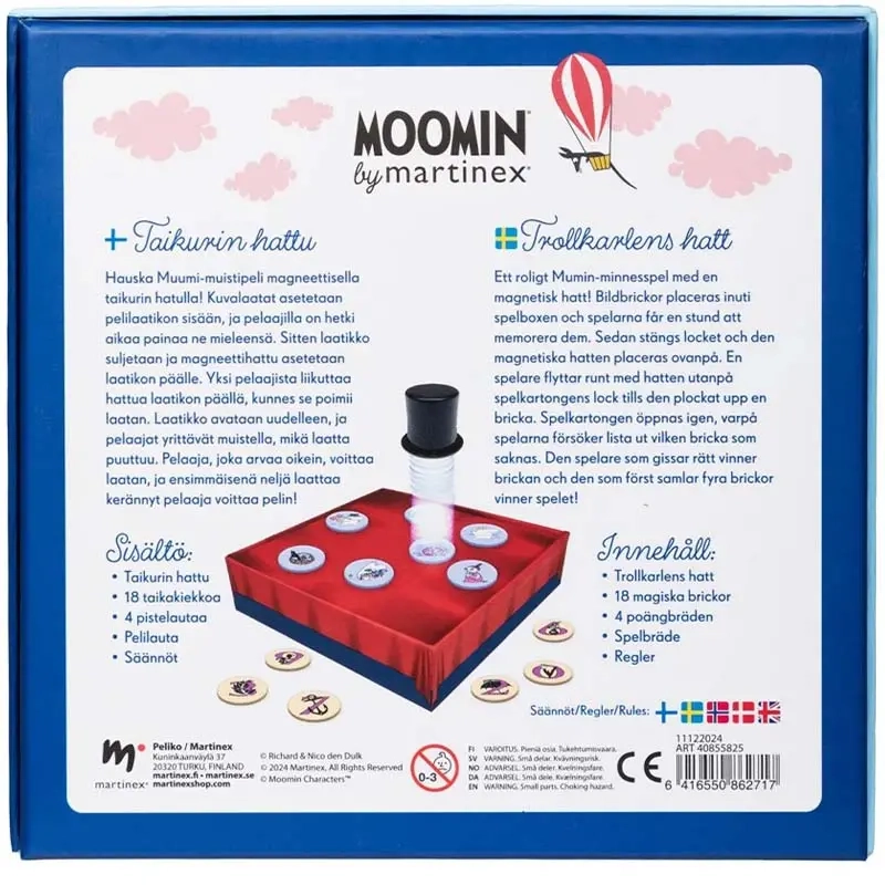 Mumin Trollkarls hatt - Pusselspel och brädspel - 6416550855863 - 2