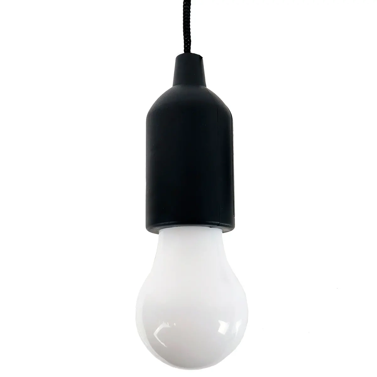 Led lampa med batteri hängande svart - Nattlampor - 6418536025475 - 0
