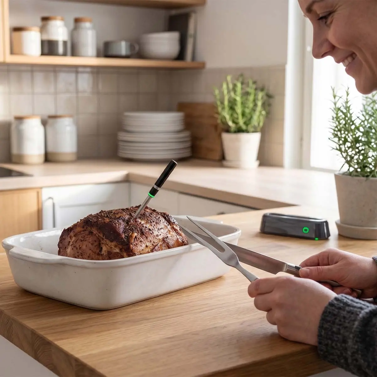 Trådløst Stegetermometer Easy Cooking - Stegetermometre og frysetermometre - 6418536037164 - 1