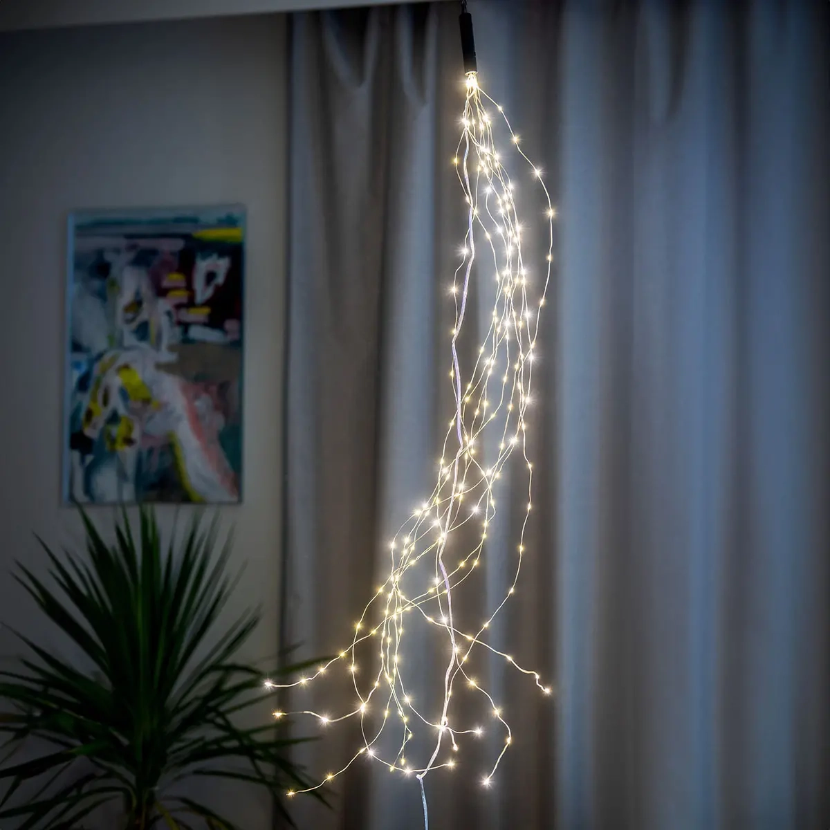 Ljusslinga Airam Hely 10x1m 200 LED - Ljusslingor utomhus och inomhus - 6435200298041 - 0