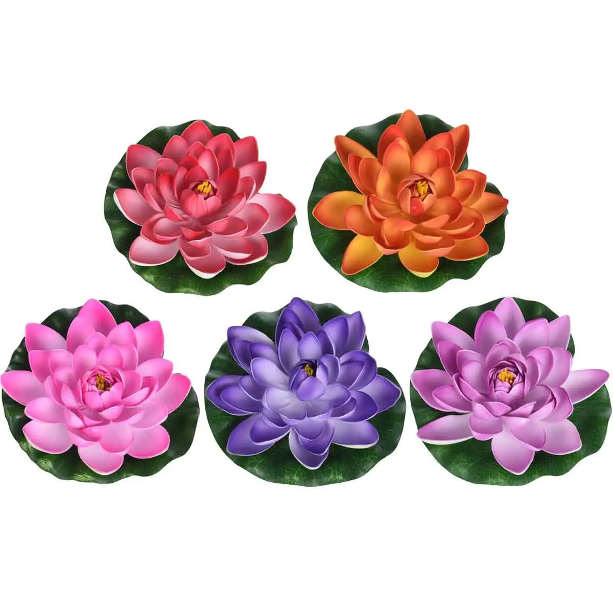 Flytande blomma 18 cm färgsortiment - Terrassdekorationer och utomhusinredning - 8719987477027 - 1