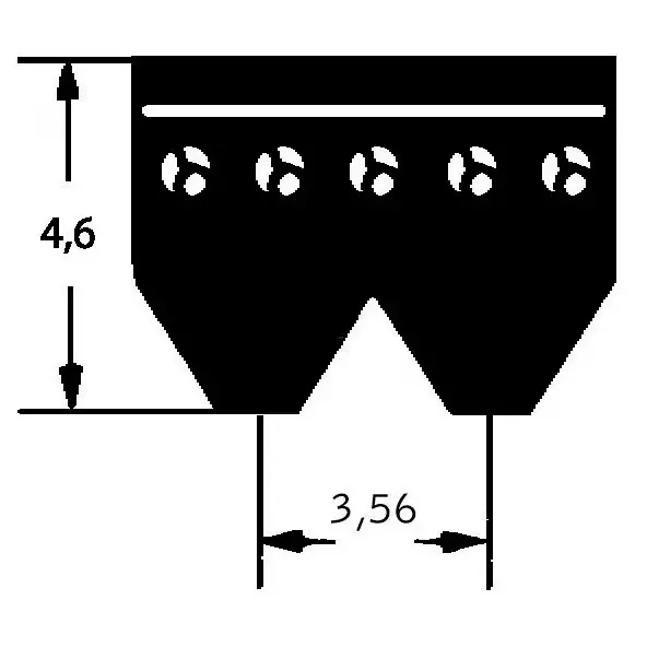 Multirem 6PK2550 Optibelt 21,36x2550 -  - 4014486360837 - 1