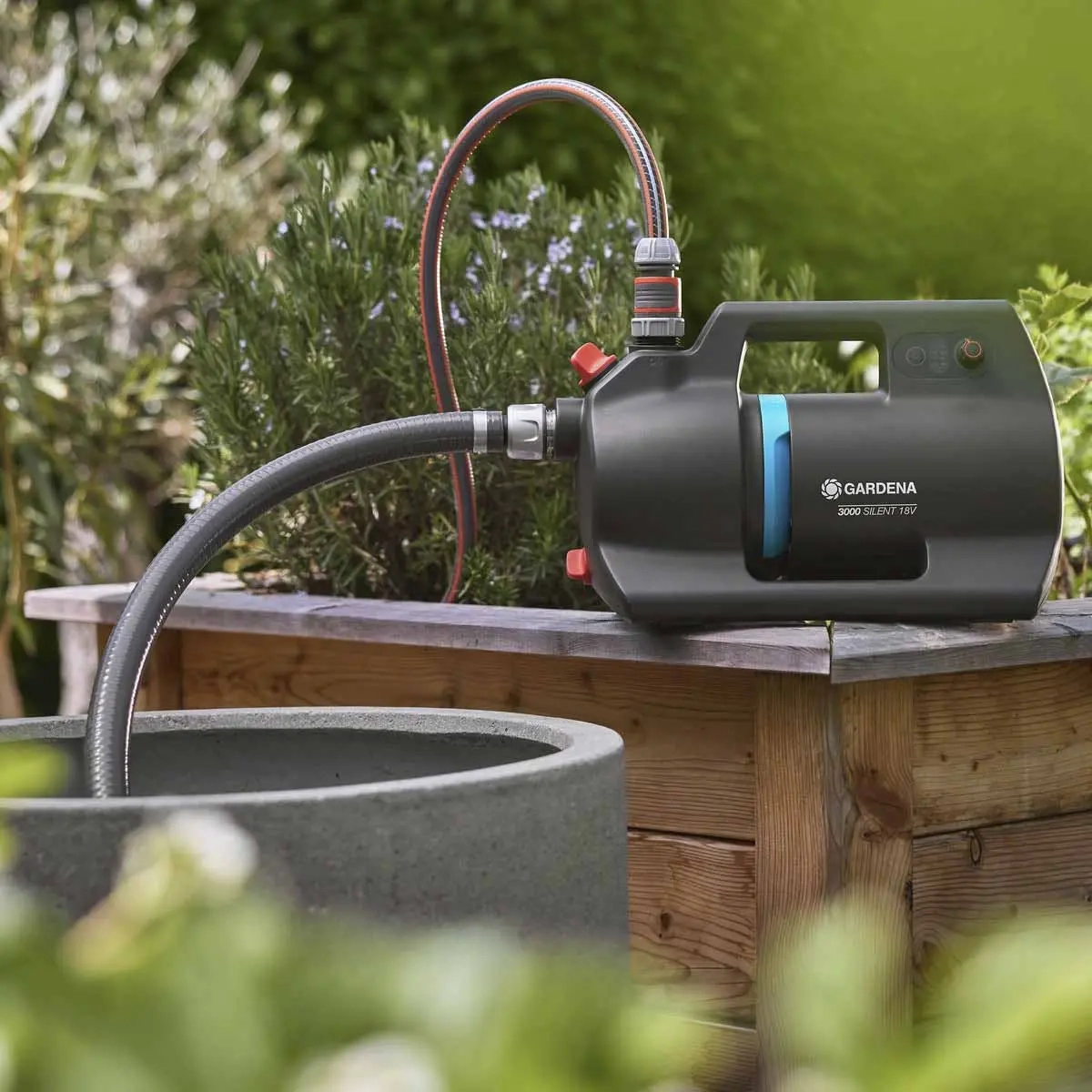 Havepumpe Gardena 3000L 40Ah - Vandpumper og vanddispensere - 4066407028111 - 1