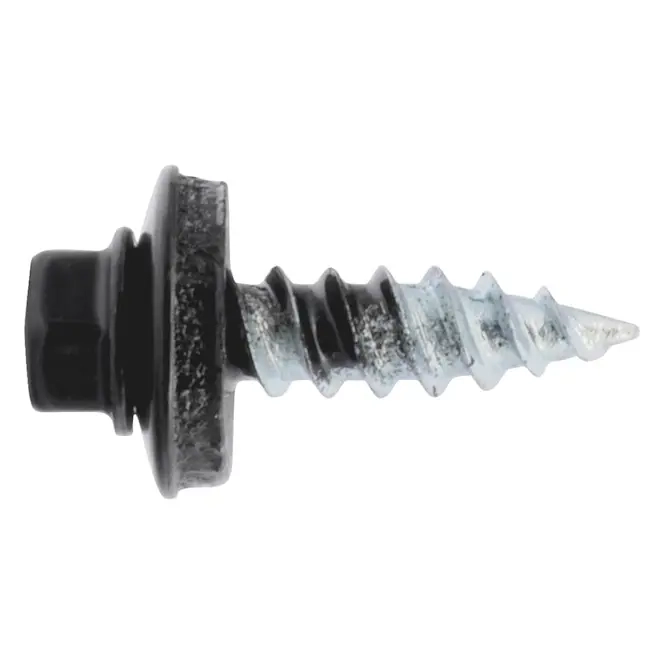 Katkruv 6,3x25mm RR33 sort 100stk - Gårdsskruer - 4099618229619 - 0