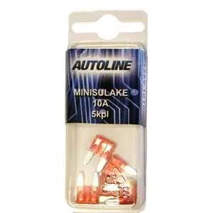 Sikring mini GM 10A 5stk - Bilsikringer og sikringsbokse - 4892603695167 - 0