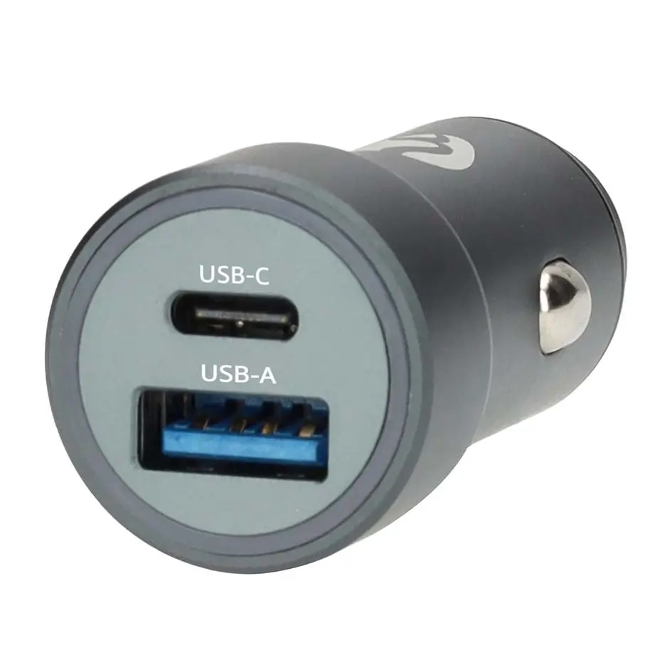 Billader USB-C + USB-A 48W Nedis - Cigarettænderstik og oplader - 5412810473724 - 0